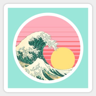 the aesthetic wave Sticker